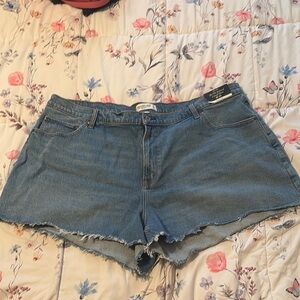 Abercrombie & Fitch Curve Love denim shorts